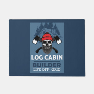 Log Cabin Tiber Frame Builder Doormat