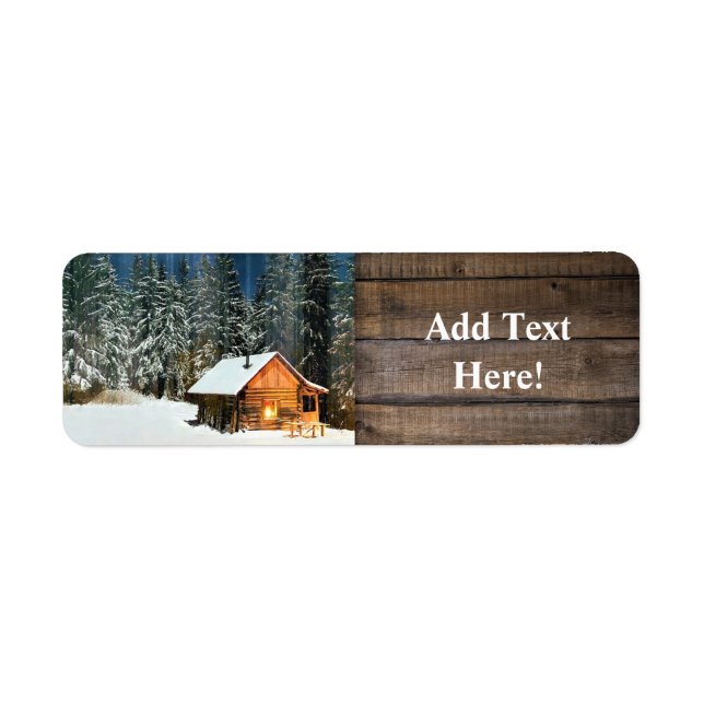 Log Cabin Wilderness Label (Front)