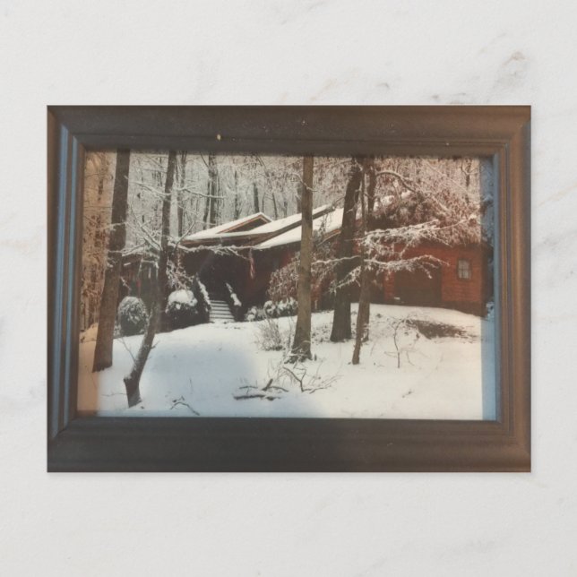 Log Home Serenity Postcard (Front)