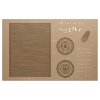 Log Pillow - Cut and Sew Fabric