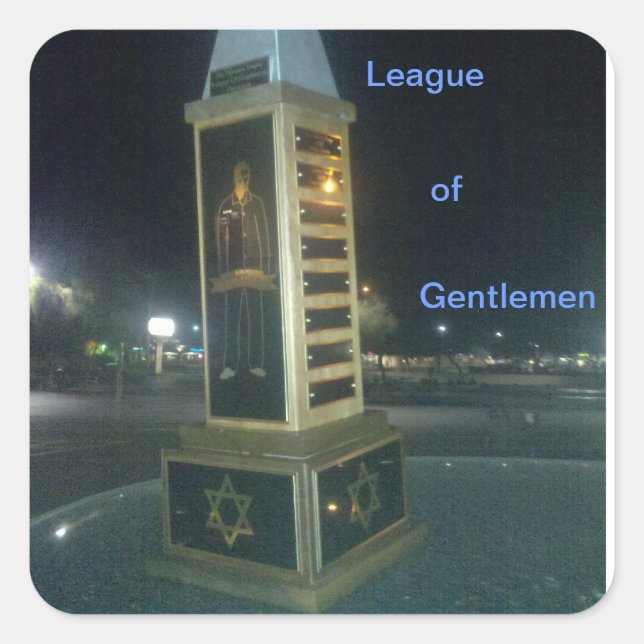 LOG SQUARE STICKER (Front)