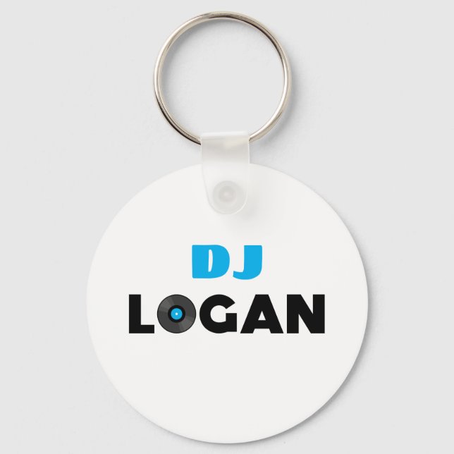 Logan DJ Key Ring (Front)