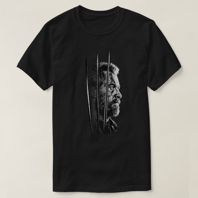 Logan Faded Bust Essential T-Shirt (Design Front)