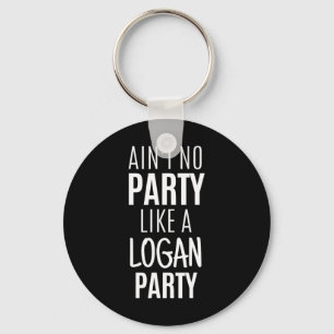 Logan Funny Personalised Name Party Birthday Chris Key Ring