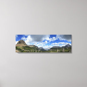 Logan Pass Panorama - Glacier National Park Canvas Print