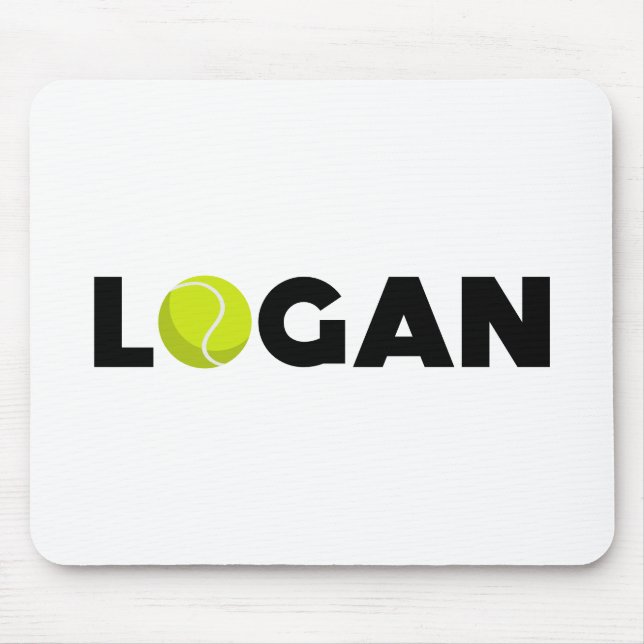 Logan Tennis Mouse Pad (Front)