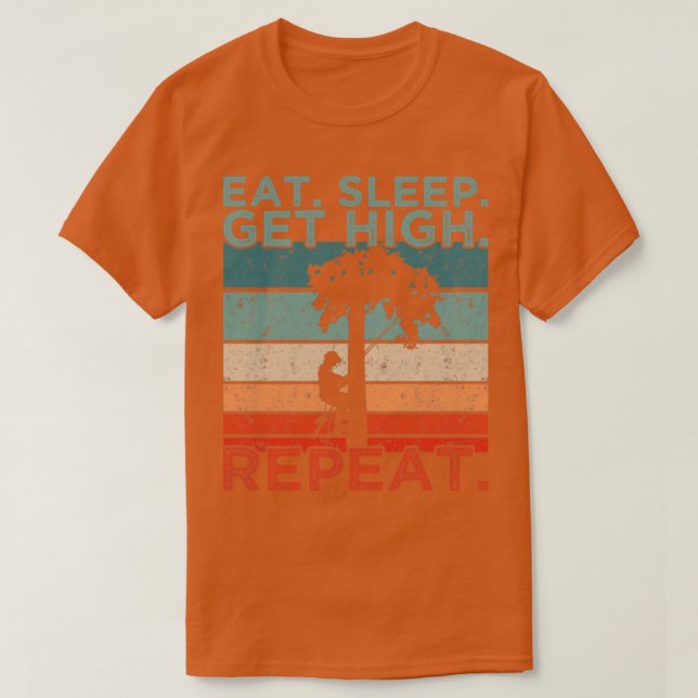 Logger Eat Sleep Repeat T-Shirt (Design Front)
