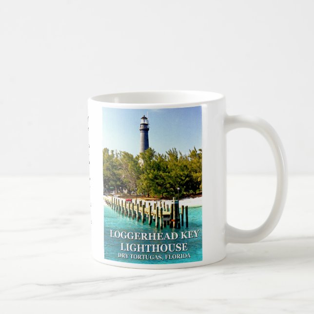 Loggerhead Key Lighthouse, Florida History Mug (Right)