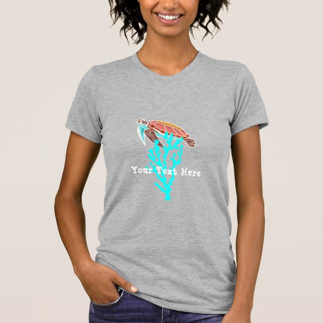 Loggerhead Sea Turtle Marine Conservancy T-Shirt (Front)
