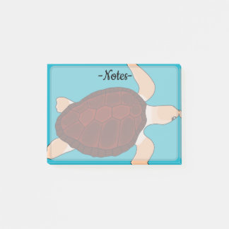 Loggerhead sea Turtle Post-it Notes