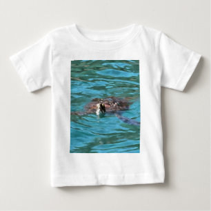 Loggerhead Sea Turtle Wildlife Art Baby T-Shirt