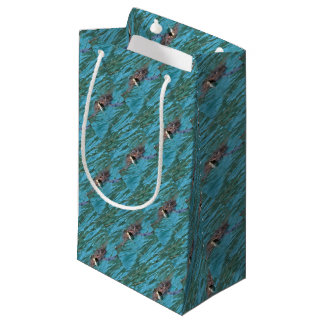 Loggerhead Sea Turtle Wildlife Art Small Gift Bag