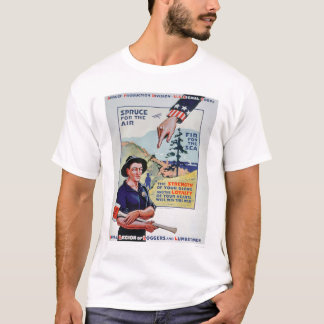 Loggers and Lumbermen Aid the War Effort (US02118) T-Shirt