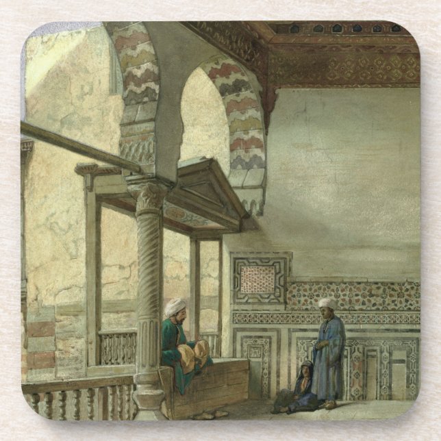 Loggia of Memlook Radnau Bey's House, Cairo Coaster (Front)