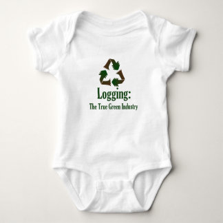 Logging: Green Industry Baby Bodysuit