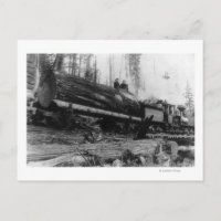 Logging Train carrying men and