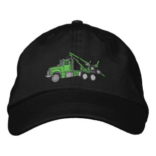 Logging Truck Embroidered Hat