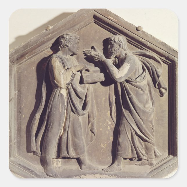 Logic and Dialectic Square Sticker (Front)
