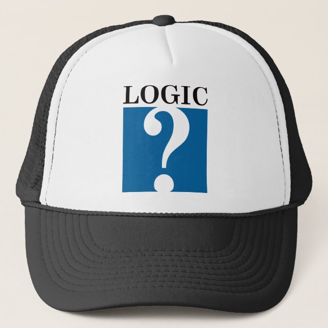 Logic - Black and Blue Trucker Hat (Front)
