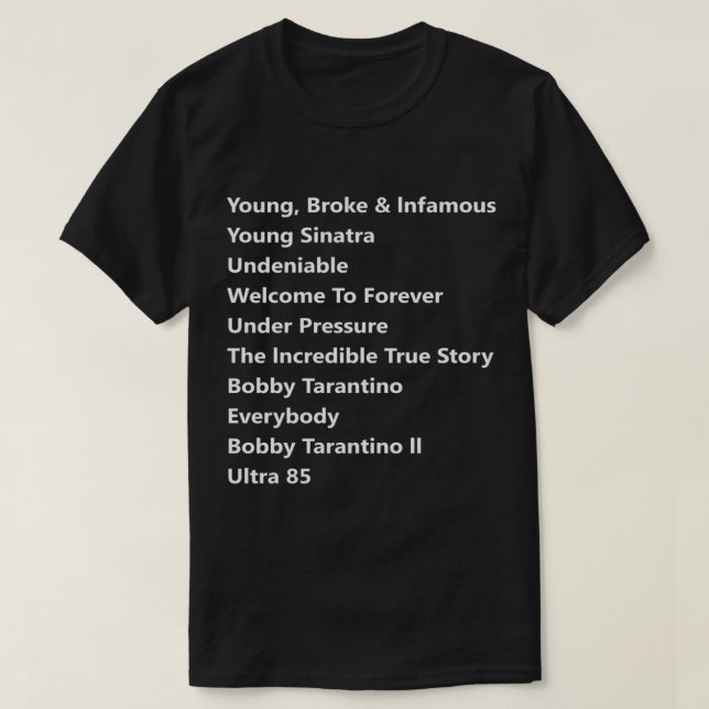 Logic Discography T-Shirt Classic T-Shirt (Design Front)