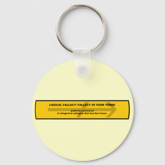 Logical Fallacy: Fallacy of Four Terms Key Ring