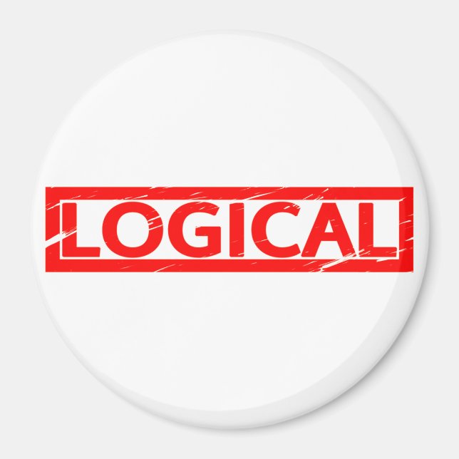 Logical Stamp Magnet (Front)