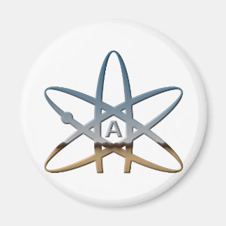 Logidea atheist atomic symbol magnet