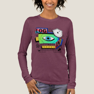 Login Security Graphic T-Shirt – Modern Tech Tri-Blend Shirt