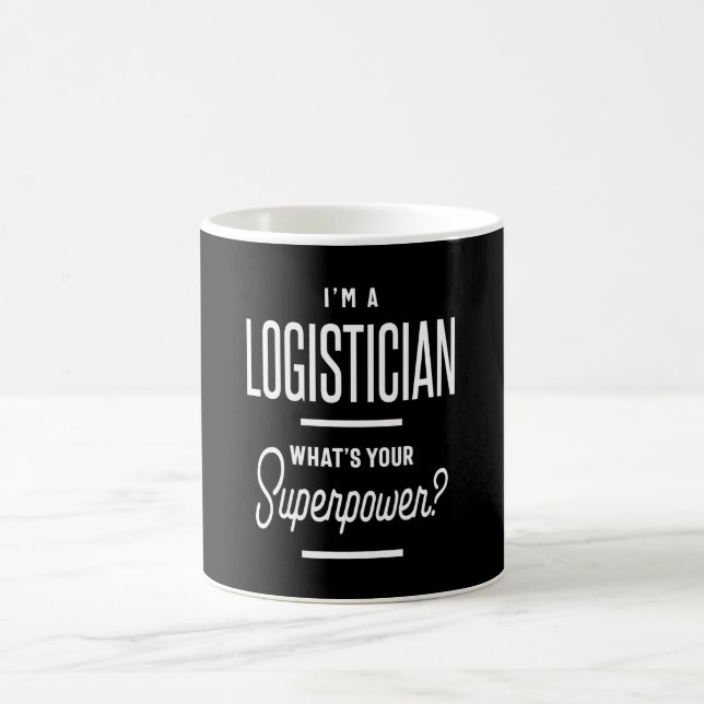 Logistician Job Title Gift Coffee Mug (Center)