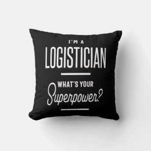 Logistician Job Title Gift Cushion