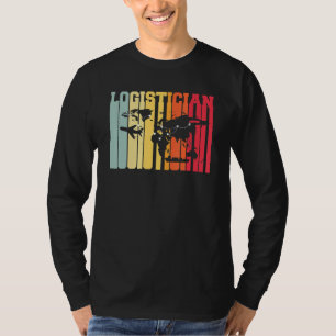 Logistician Logistics Silhouettes T-Shirt