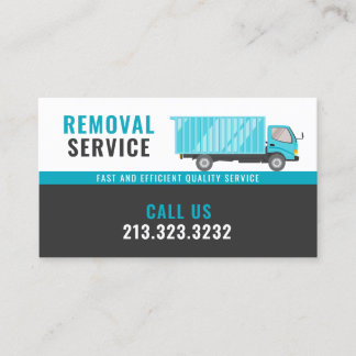 Logistics and Removal Service Business Card