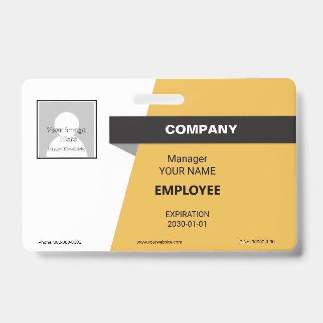 Logistics Badge ID Badge (Front)