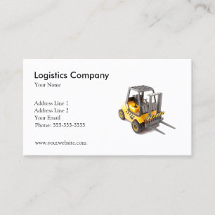 Logistics Company Business Card Template
