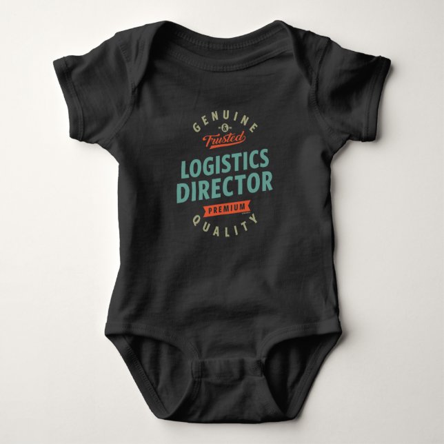 Logistics Director Baby Bodysuit (Front)