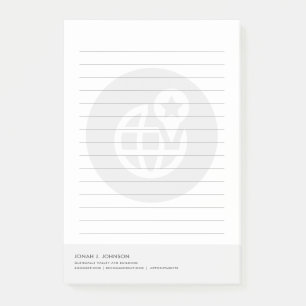 Logistics + Supply Chain   Minimal Style Post-it Notes