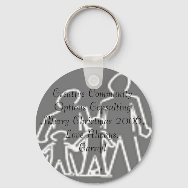logo2, Creative Community Options ConsultingMer... Key Ring (Front)