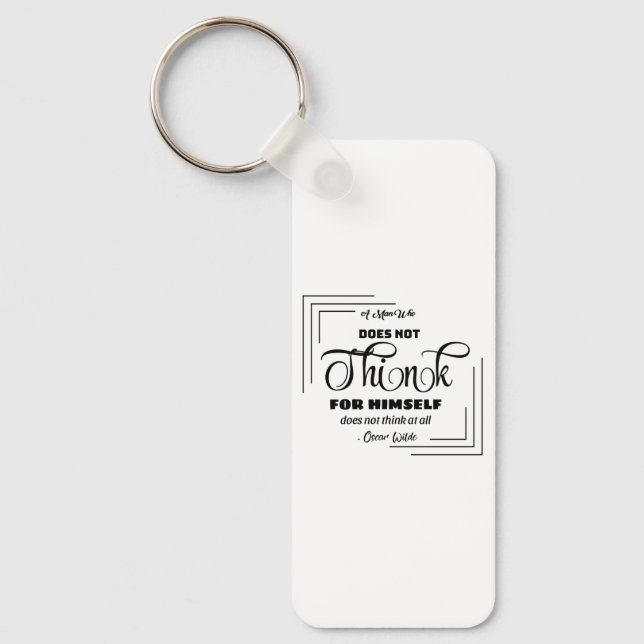 Logo Accent Keyring (Front)