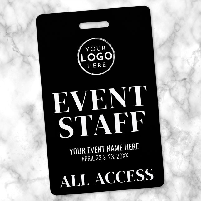 Logo All Access Event Staff ID Badge (Logo All Access Event Staff Badge )