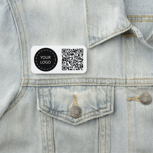 Logo and QR code Name Tag (In Situ)