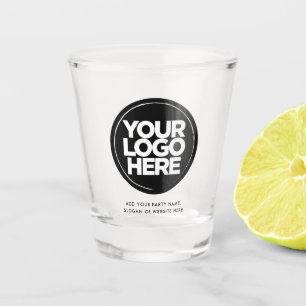 Logo and Text Shot Glass