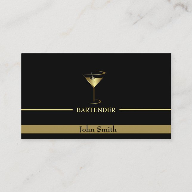Logo Bartenter Business Card (Front)