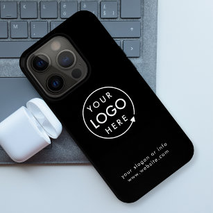 Logo Black   Business Minimalist iPhone Case