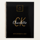 Logo black gold monogram modern 2022 business