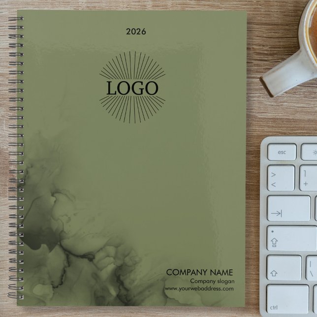 Logo Black Sage Green Business 2026 Planner (Creator Uploaded)