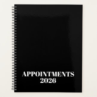 Logo black white monogram initials business 2026  planner