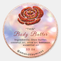 Logo Body Oil Balm Cosmetics Packaging Wellness