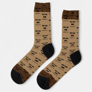 Logo Brown Socks