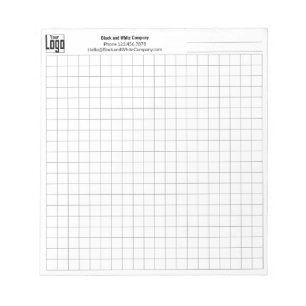 Logo Building Project Planning Quad Ruled Notepad