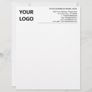 Logo Business Address Contact Info Letterhead